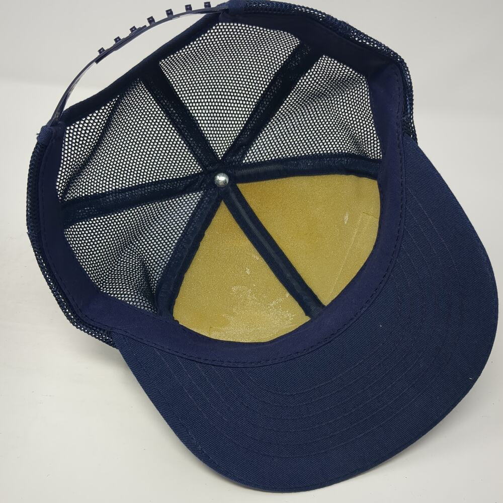Goodyear Patch Snapback Mesh Back Trucker Hat Blu… - image 7